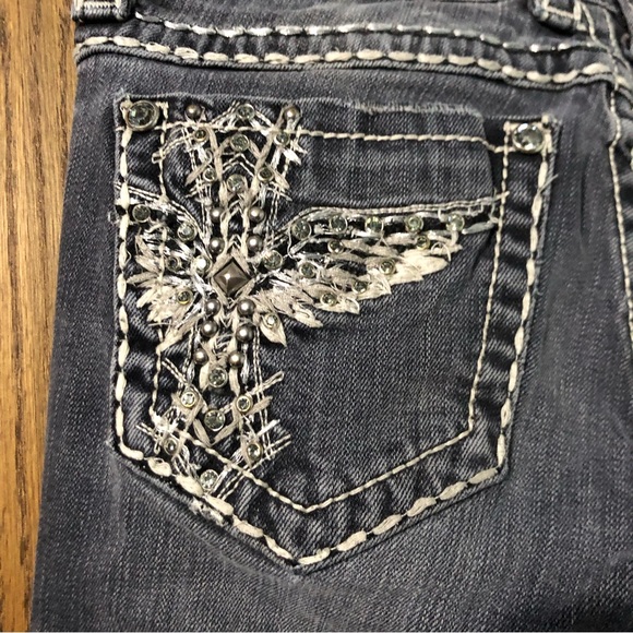 Miss Me black boot cut jeans size 26 - Picture 7 of 12